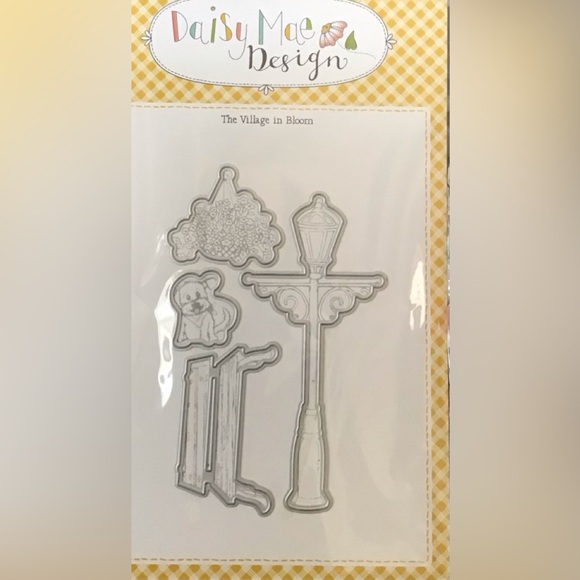 Village in Bloom Stamp and Die set for cards paper crafts scrapbooking - Picture 3 of 3